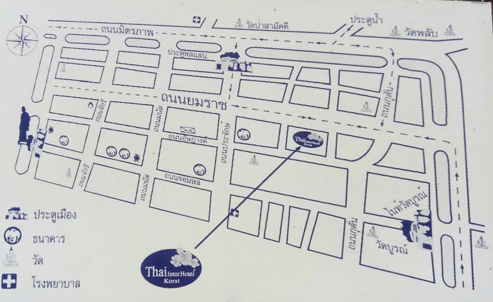 Thai Inter Korat Hotel Nakhonratchasima Dış mekan fotoğraf